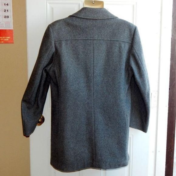 Vintage UTEX Men's Grey Western Style Wool Topcoat - Picture 4 of 8